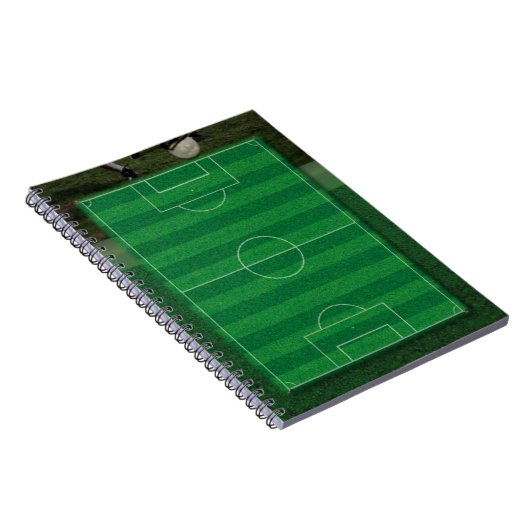 Fußballfeld-Notebook Notizblock (Rechte Seite)