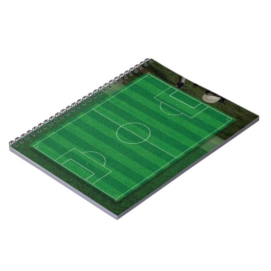 Fußballfeld-Notebook Notizblock (Linke Seite)