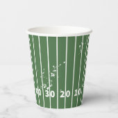 Fußballfeld pappbecher (Rückseite)