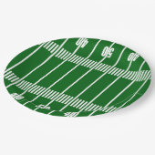 Fußballfeld Pappteller (Schrägansicht)