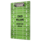 Fußballfeld Personalisiert Klemmbrett (Links)