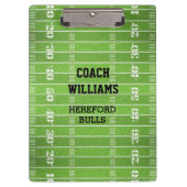 Fußballfeld Personalisiert Klemmbrett (Vorderseite)