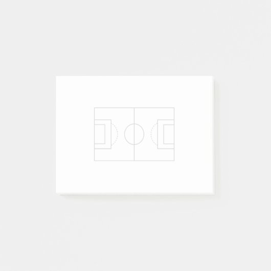 Fußballfeld Post-it Klebezettel (Vorderseite)