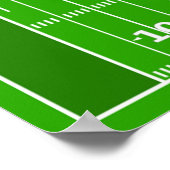 Fußballfeld Poster (Ecke)