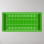 Fußballfeld Poster (Vorne)