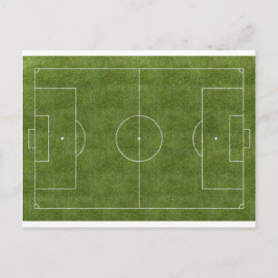 Fußballfeld Postkarte