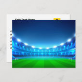 Fußballfeld - Postkarte (Vorne/Hinten)
