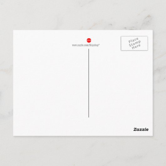 Fußballfeld Postkarte (Rückseite)