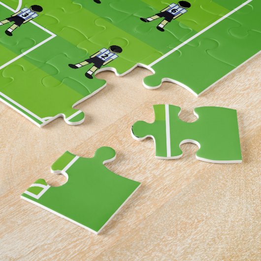 Fußballfeld Puzzle (Seite)
