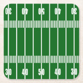 Fußballfeld Rechteckiger Pappuntersetzer (Vorderseite)