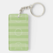 Fußballfeld Schlüsselanhänger (Rückseite)