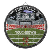 Fußballfeld-Sterne-Stadion Dartscheibe (vorne)