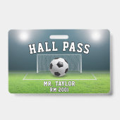 Fußballfeld-Trainer-Fahrrad-Klasse Saal Pass Ausweis (Front)