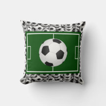 Fußballfeld und -stände