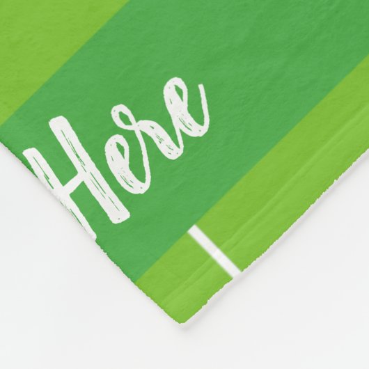 Fußballfeld und Team Fleecedecke (Ecke)