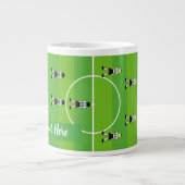Fußballfeld und Team Jumbo-Tasse (Vorderseite)