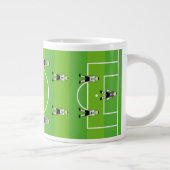 Fußballfeld und Team Jumbo-Tasse (Rechts)