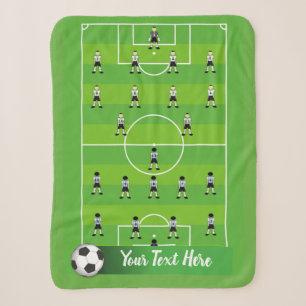 Fußballfeld und Team Sherpadecke