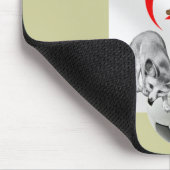 Fußballflagge 2010 Algeriens Les Fennecs Mousepad (Ecke)