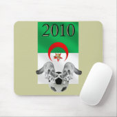 Fußballflagge 2010 Algeriens Les Fennecs Mousepad (Mit Mouse)