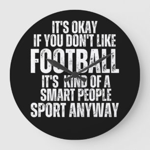 FUSSBALLFUNNQUOTEN GROßE WANDUHR