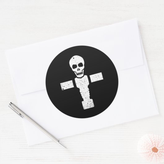 Fußballfußball Cooler Fußballspieler Runder Aufkleber (Umschlag)