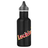 Fußballfußball-Netzplatsches Namensrot trinkt Trinkflasche (Links)