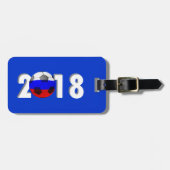 FUSSBALLFUSSER 2018 GEPÄCKANHÄNGER (Vorderseite horizontal)