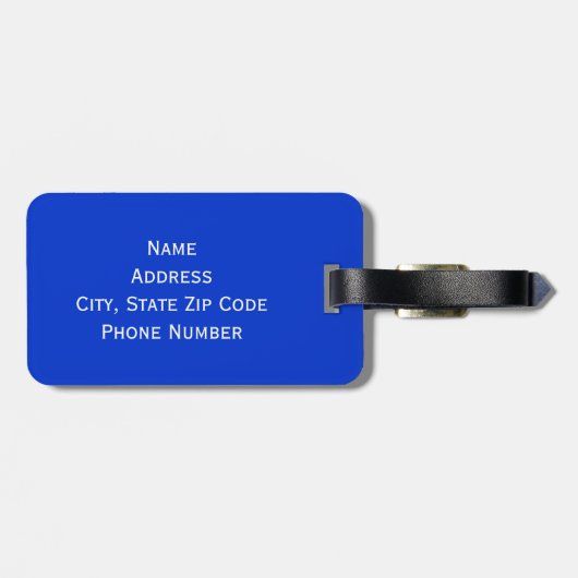 FUSSBALLFUSSER 2018 GEPÄCKANHÄNGER (Rückseite horizontal)