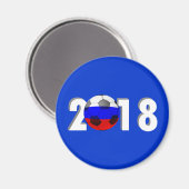FUSSBALLFUSSER 2018 MAGNET (Vorderseite/Rückseite)