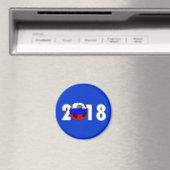 FUSSBALLFUSSER 2018 MAGNET (In Situ (Geschirrspüler))
