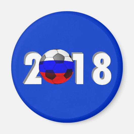 FUSSBALLFUSSER 2018 MAGNET (Vorne)