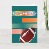 Fußballgeburtstag Karte (Vorderseite)