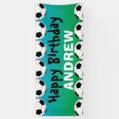 Fußballgeburtstagsfahne Banner (Vertikal)