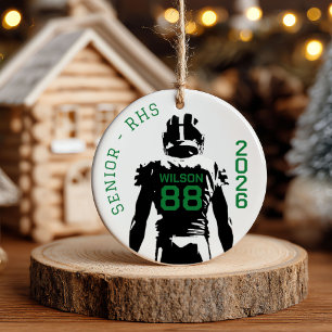Fußballgeschenk, Teamgeschenk, Fußball, Keramik Ornament