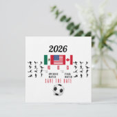 Fußballgeschenke für Fans Einladung (Stehend Vorderseite)