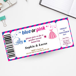 Fußballgeschlecht zeigt Ticketstil Einladung