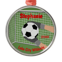 Fußballgoalie-personalisierte Verzierung