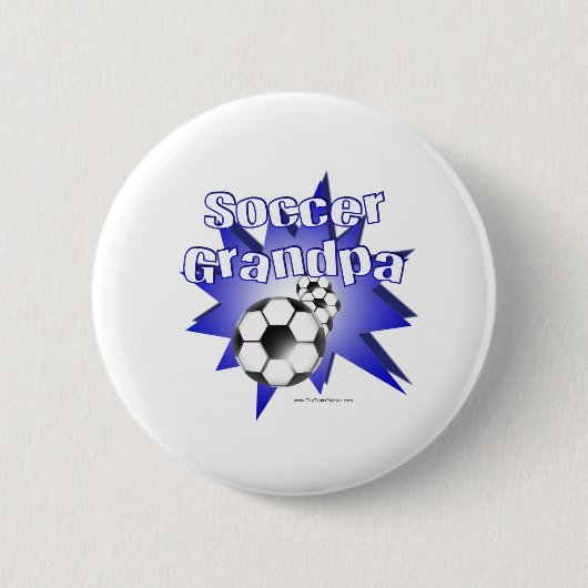 Fußballgroßvater Button (Vorderseite)