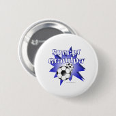 Fußballgroßvater Button (Vorne & Hinten)