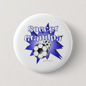 Fußballgroßvater Button (Vorderseite)