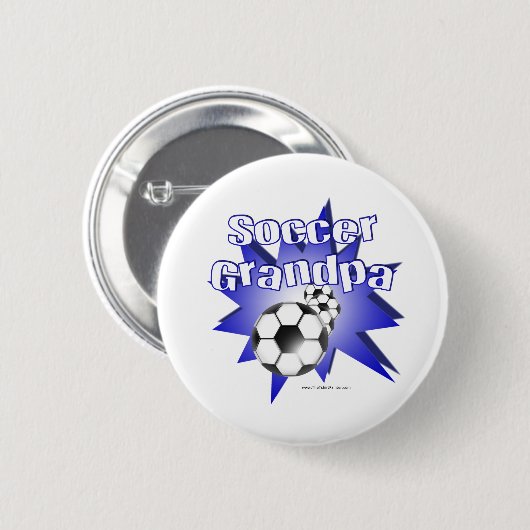 Fußballgroßvater Button (Vorne & Hinten)