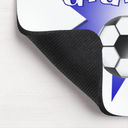 Fußballgroßvater Mousepad (Ecke)