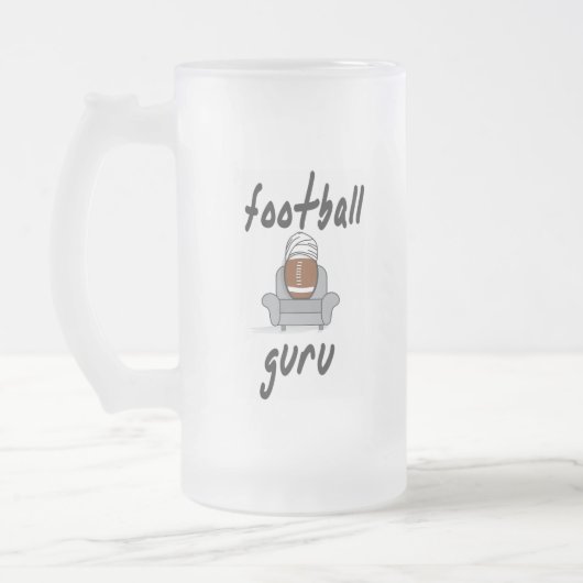 Fußballguru mattierte Tasse (Links)