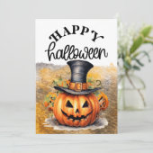 Fußballhalloween für Spieler Feiertagskarte (Stehend Vorderseite)