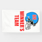 Fußballhelm Banner (Horizontal)