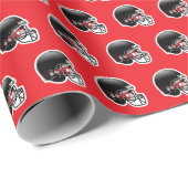 Fußballhelm Geschenkpapier (Rolleneckpunkt)