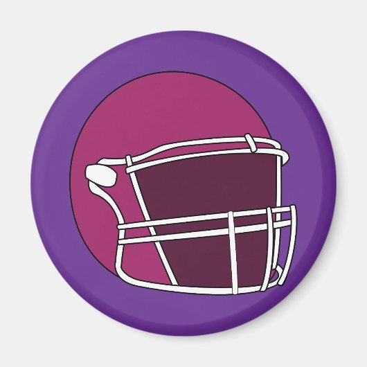 Fußballhelm Magnet (Vorne)