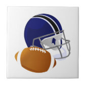 Fußballhelm mit Keramik Tile Fliese (Vorderseite)