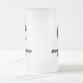 Fußballhelm Radioactive Staat Mattglas Bierglas (Mittel)